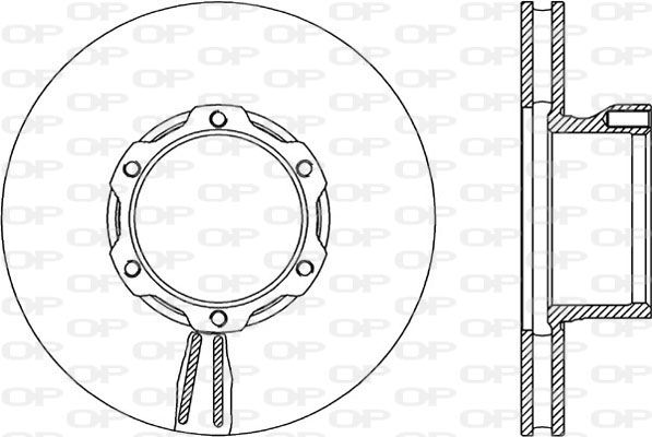 OPEN PARTS Bremžu diski BDA1701.20